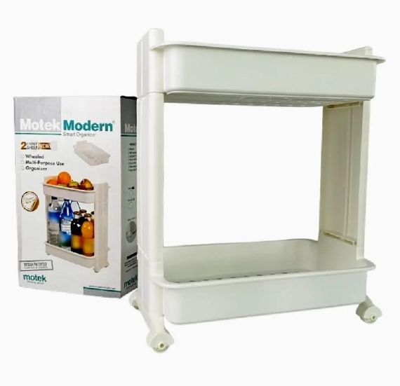 Полиця-органайзер Motek двоярусна на колесах (MR-02) | Зображення 5