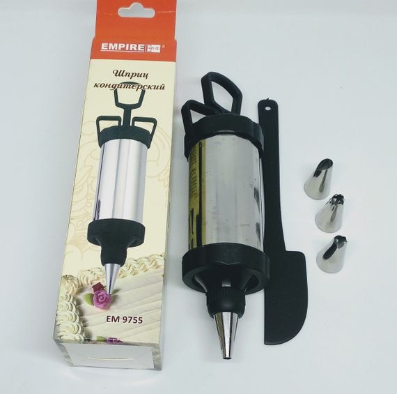 Кондитерський шприц Empire EM-9755 з насадками для прикрашання випічки | Зображення 4