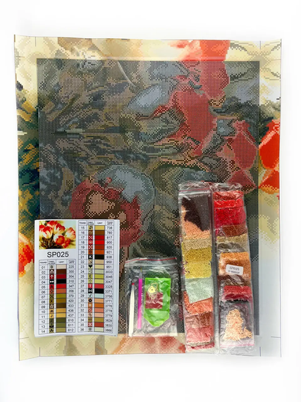 Алмазна мозаїка Тюльпани 40х50 см ColorArt  SP025 | Зображення 2