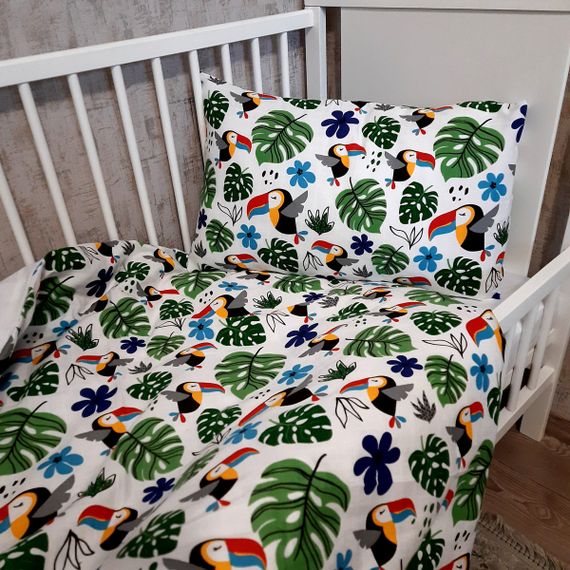 Комплект постільної білизни SoundSleep Jungle муслін підлітковий 145х210 см (94099607) | Зображення 4