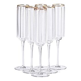 Келихи для шампанського, 300 мл, набір із 6 штук HP-16-14
