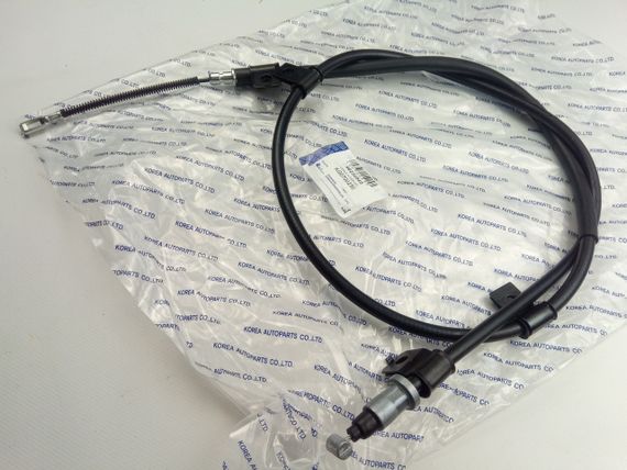 Трос ручного гальма Lanos лівий, "KAP" Корея (96230545) (4 кроншт.) (KG0700250)