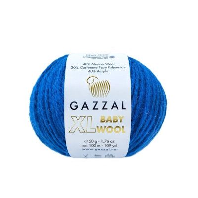 Gazzal BABY WOOL XL No 802 пряжа для в'язання Gazzal