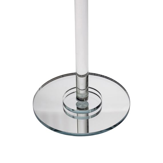 Тортівниця скляна на високій ніжці 30×70 см кругла підставка для торта, капкейків HP-4-89L | Зображення 3