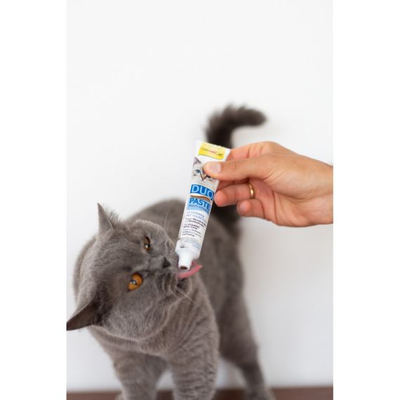Паста GimCat DUO PASTE Multi-vitamin 12 vitamins with tuna для котів усіх порід 12 вітамінів та тунець 50г | Зображення 3