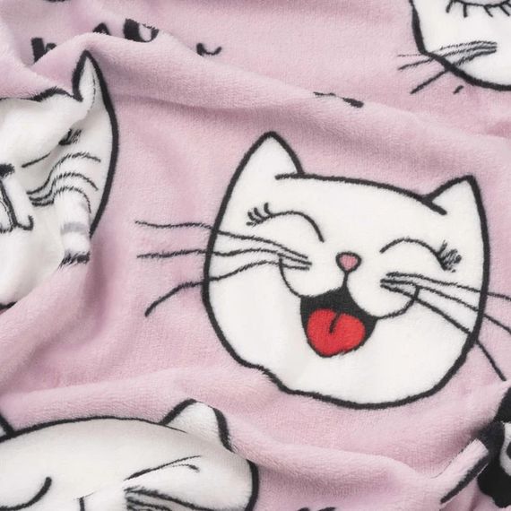 Плед Ardesto Flannel Котики ART0132PB 160х200 см | Зображення 3
