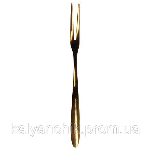 Вилка для кальяна Золотая