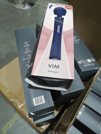 Вібромасажер Fun Factory VIM Vibrating Wand Nightblue (м'яте паковання!!!) | Зображення 1