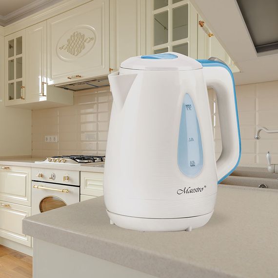 Електрочайник Maestro MR-031-BLUE, 1.7 л, 2200 Вт | Зображення 1