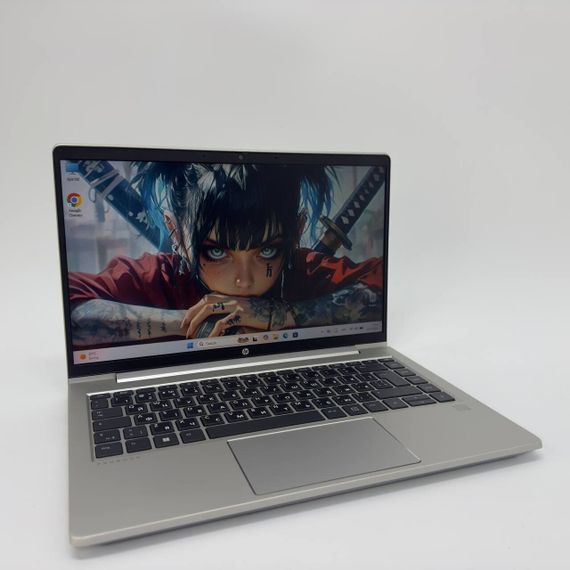 Ультрабук HP ProBook 445 G8 / 14" (1920x1080) IPS / AMD Ryzen 5 5600U (6 (12) ядер по 2.3 - 4.2 GHz) / 16 GB DDR4 / 256 GB SSD M.2 NVMe / AMD Radeon RX Vega 7 Graphics / WebCam б/у + Подаррок Мышка и коврик | Зображення 1