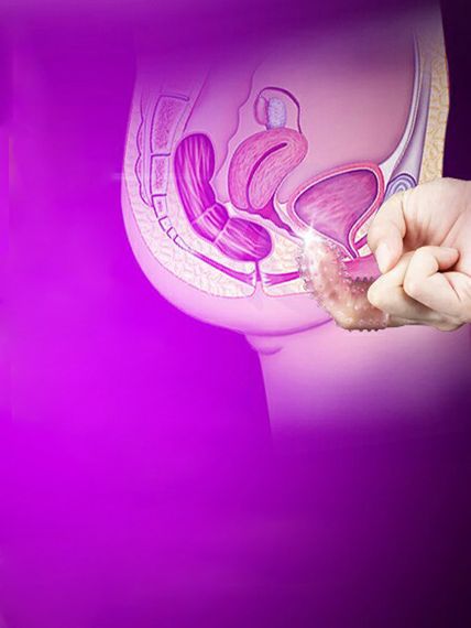 Рельєфна насадка для стимуляції ерогенних зон - 5,5*3,5*2 см - Прозорий | Зображення 3