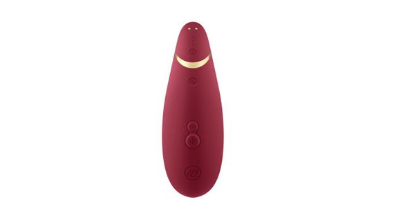 Вакуумний кліторальний стимулятор Womanizer Premium 2 - Bordeaux, функції Autopilot та Smart Silence Sex Aura | Зображення 4