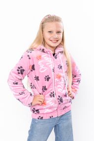 Толстовка для дівчинки (на блискавці) Носи своє 116 Рожевий (p-6979-137687)