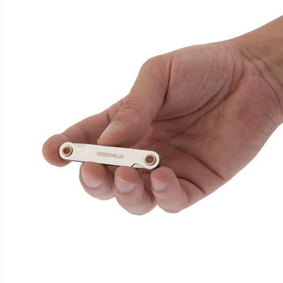 Резьбомір метричний 12 од. (0,5-3,0) INTERTOOL SD-8400 | Зображення 6