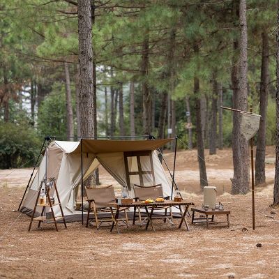 Палатка Naturehike з навісом CNH22ZP029, світлий коричневий (6975641887829) | Зображення 4