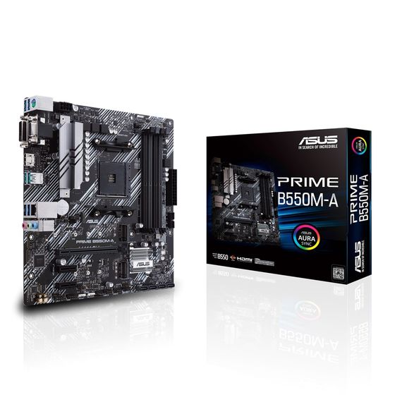 Материнcька плата ASUS PRIME B550M-A sAM4 B550 4xDDR4 M.2 HDMI-DVI-VGA mATX (90MB14I0-M0EAY0) | Зображення 7