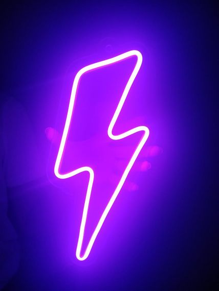Неоновий світильник Блискавка 150х300 acr-n000011 | Зображення 3