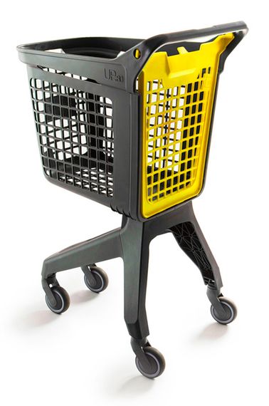 Купівельний візок Shopping Basket UP.80 жовтий, 80л, Іспанія, Жёлтый