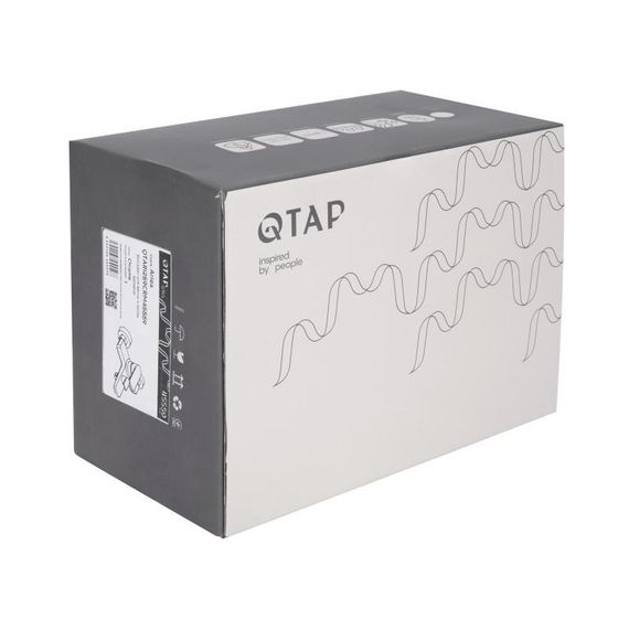 Смеситель для ванны Qtap Aries (с душевым гарнитуром) QTARI259CRM45559 Chrome | Зображення 7