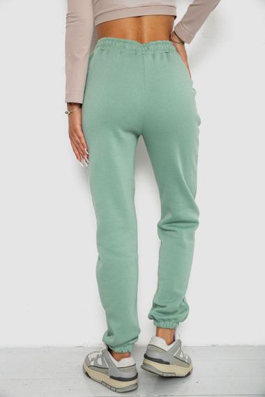 Спортивные штаны женские на флисе, цвет мятный, 238R57011 | Зображення 3
