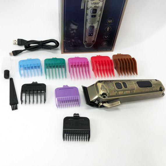 Аккумуляторная универсальная машинка для стрижки VGR V-005, Беспроводной триммер для стрижки и бритья XK-16 | Зображення 8