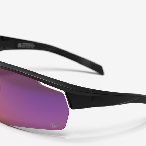 Окуляри Perf 100 для велоспорту категорія 3 чорні - One Size | Зображення 6