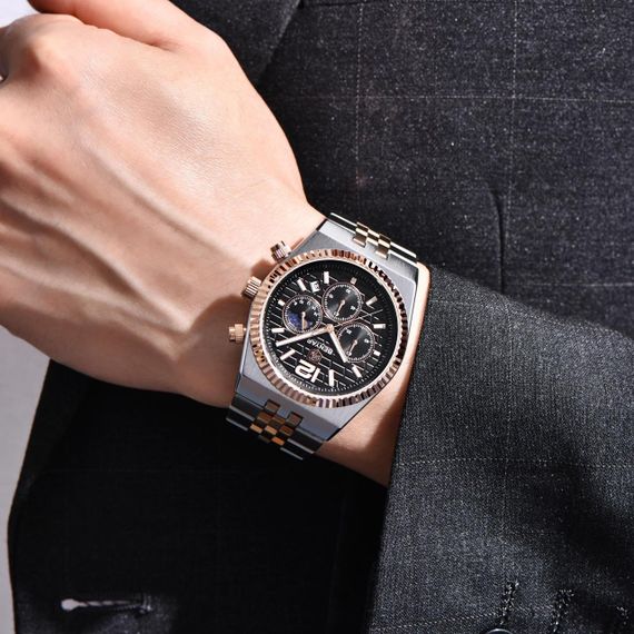 Benyar BY-5225 Silver-Rose Gold-Black | Зображення 1