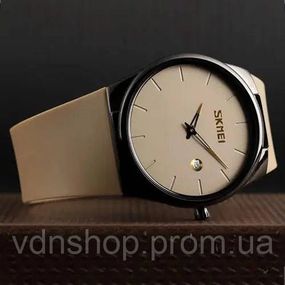 Круті чоловічі годинники SKMEI 1509KH, Солідні чоловічі годинники в строгому стилі JG-20