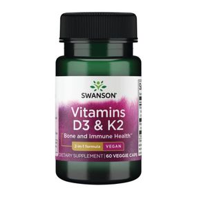 Vitamins D3 &amp; K2 2000 Iu &amp; 75mcg - 60 vcaps