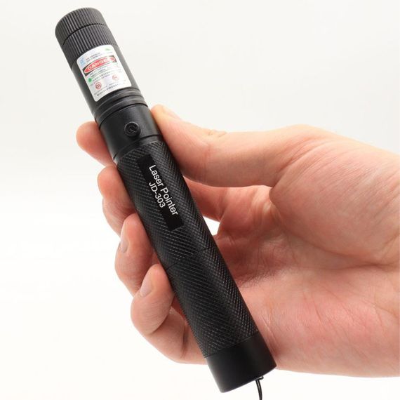Лазерна указка з зеленим променем, до 10000 метрів Laser pointer YL-303 / Лазер з акумулятором, що перезаряджається / Лазерна | Зображення 1