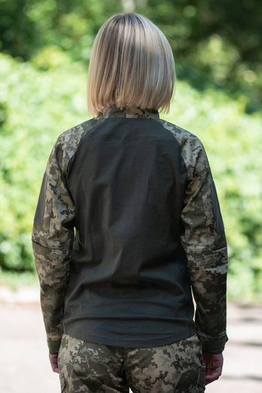 Жіноча тактична сорочка-Убакс еластан Premium mm14 Military | Зображення 1