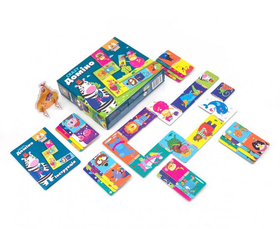 Дитяча гра настільна Crazy Доміно VT8055-10 укр. мовою | Зображення 1