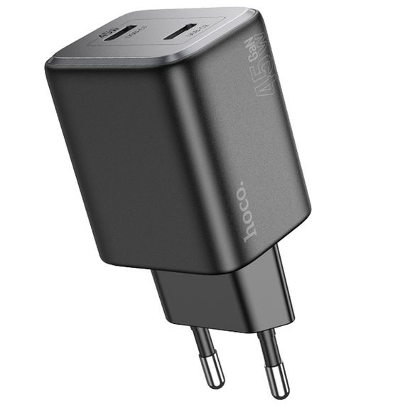 МЗП Hoco N42 Elogiado PD45W (2USB-C) Black | Зображення 3