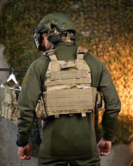 Плитоноска 4 точки скидання 7.62 мультикам ПП788 | Зображення 3