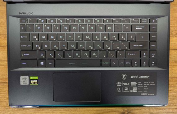 Ігровий ноутбук Б-клас MSI GE66 Raider 10SFS / 15.6" (1920x1080) IPS / Intel Core i7-10750H (6 (12) ядер по 2.6 - 5.0 GHz) / 32 GB DDR4 / 1000 GB SSD / nVidia GeForce RTX 2070 Super, 8 GB GDDR6, 256-bit / WebCam / Windows 11 б/в +Подарунок Миша / USB | Зображення 3
