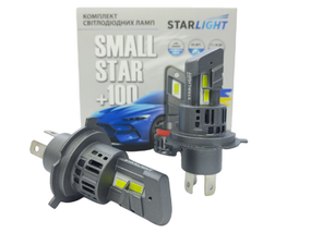 Комплект світлодіодних ламп StarLight SmallStar +100% H4/H19 5500K 12V
