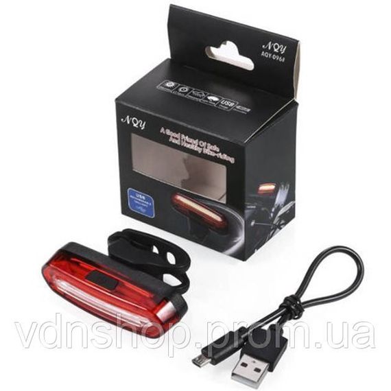 Стоп на велосипед LED USB AQY-096-COB, Задний стоп велосипед, Фонарь и задний свет для велопоездок SX-39 | Зображення 1