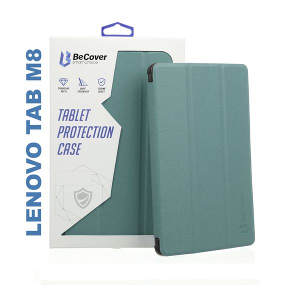 Чохол до планшета BeCover Lenovo Tab M8 TB-8505/TB-8705/M8 TB-8506 (3 Gen) Dark Green (705979) | Зображення 4