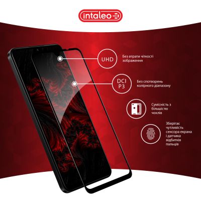 Стекло защитное Intaleo Full Glue Xiaomi Redmi 14C Black (1283126598722) | Зображення 3