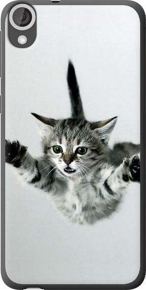 Чехол на HTC Desire 820 Летящий котёнок "2322u-133-17620"