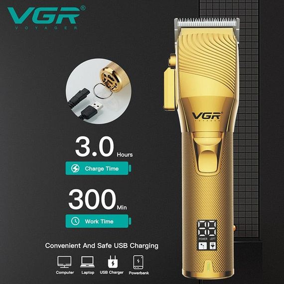 Машинка для стрижки бездротова XPRO VGR V-904 (44837-V-904_841) | Зображення 5