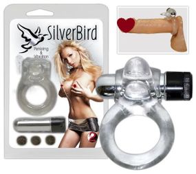 Віброкільце SILVER BIRD sexstyle