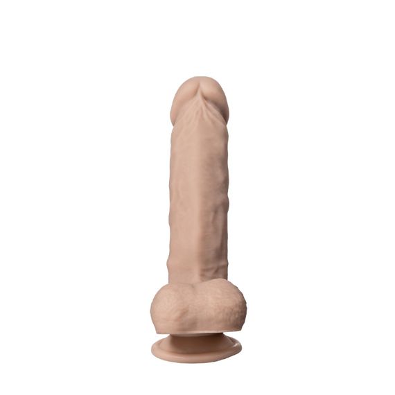 Фалоімітатор SilexD Tomas Real Skin Flesh MODEL 1, реалістичний, на присосці, діаметр 4,9 см | Зображення 3