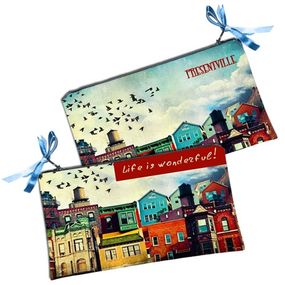 Косметичка женская Life is wonderful! 20х12 см (K_KM075)