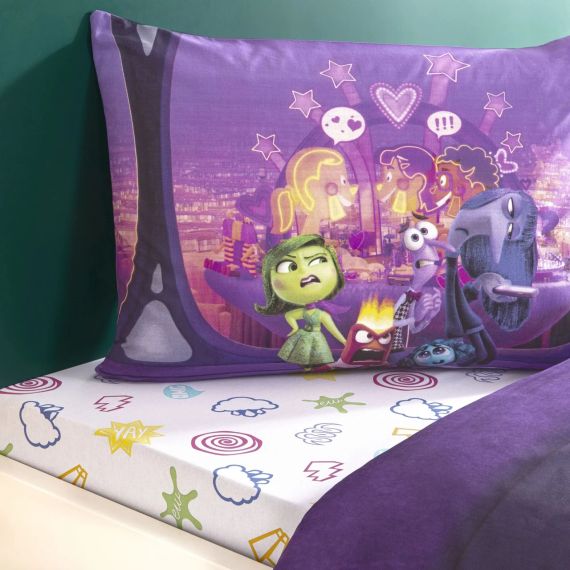 Постельное белье TAC Disney 160×220 см Inside Out 2 | Зображення 2