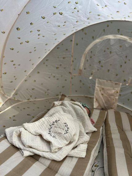 Дитяча пляжна палатка з двома матрасами Принт Лимон | Зображення 2