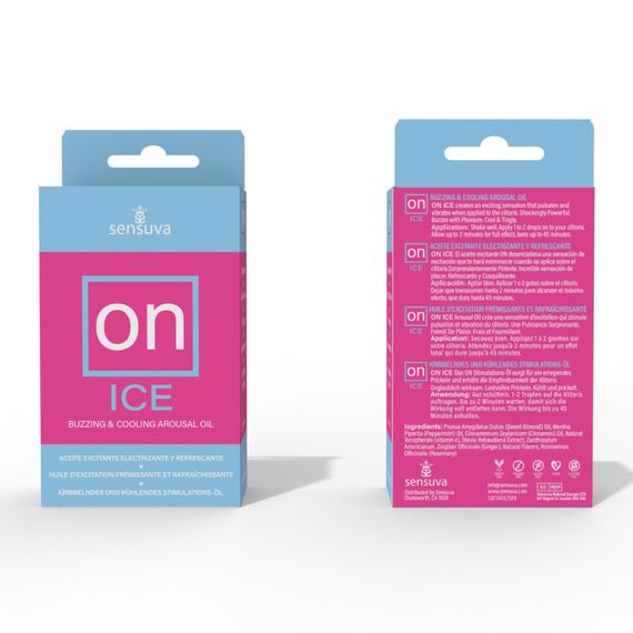 Збуджувальні краплі для клітора Sensuva – ON Arousal Oil for Her Ice (5 мл) охолоджувальні, до 30 хвилин | Зображення 1