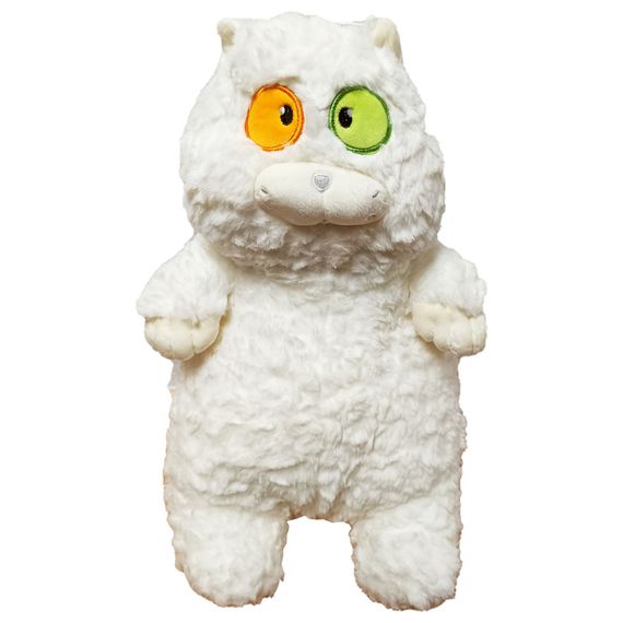 Мягкая игрушка "Толстый кот" K15214, 40 см Белый