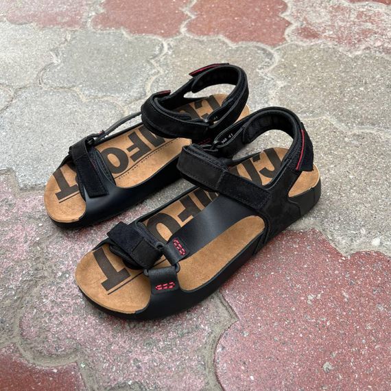 Чорні чоловічі сандалі Kadar 40 42 43 44 45 розмір | Зображення 9