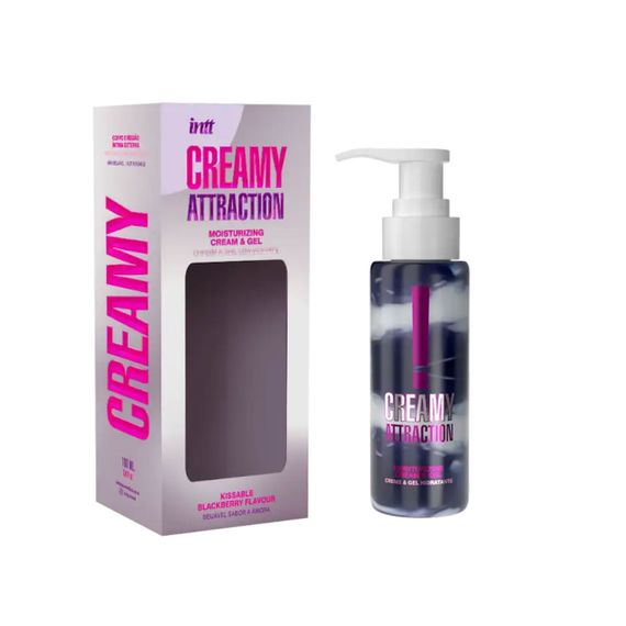 Крем-гель для тела - Intt Creamy Attraction Blackberry, 100 мл Sex Aura | Зображення 1